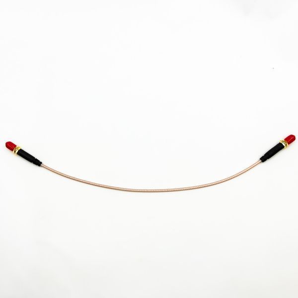 Пігтейл RP-SMА-Female - RP-SMA-Female ВЧ кабель перехідник RG316 довжина 30 см RP-SMA-F-RP-SMA-F-RG316-0.3 фото