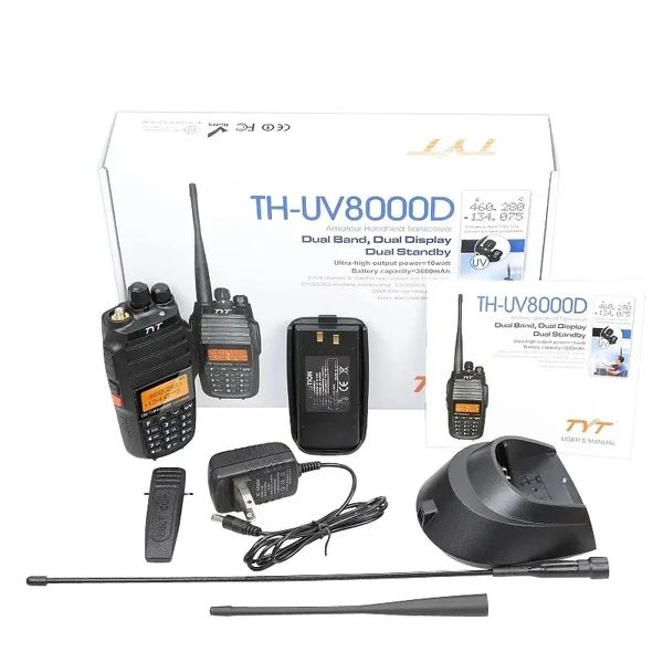 Рация TYT TH-UV8000D радиостанция с двухдиапазонным репитером 10W 3600mAh TH-UV8000D фото