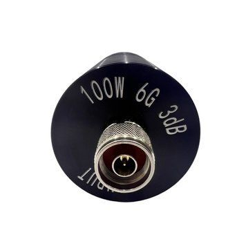 ВЧ атенюатор N-Type-Male - N-Type-Female 3db 100W 6GHz AT-N-Type-M-N-Type-F-3db-100W-6G фото