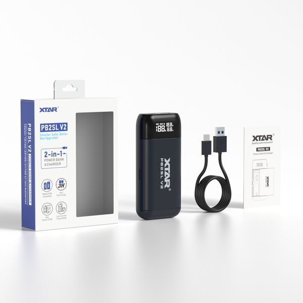 Power Bank Case XTAR PB2SL V2 PB2SL-V2 фото