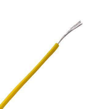 Провід монтажний 28AWG супергнучкий силіконовий (жовтий)